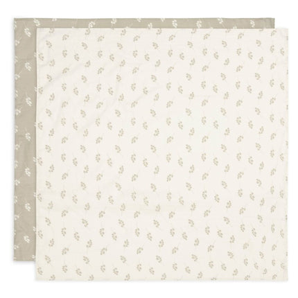 Hydrofiele Doek Large 115x115cm Twig - Olive Green - 2 Stuks - Babywinkel - 8717329376991