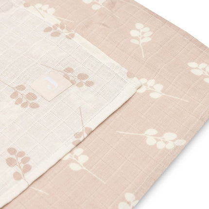Hydrofiele Doek Large 115x115cm Twig - Wild Rose - 2 Stuks - Babywinkel - 8717329376854