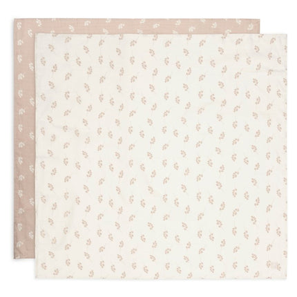 Hydrofiele Doek Large 115x115cm Twig - Wild Rose - 2 Stuks - Babywinkel - 8717329376854