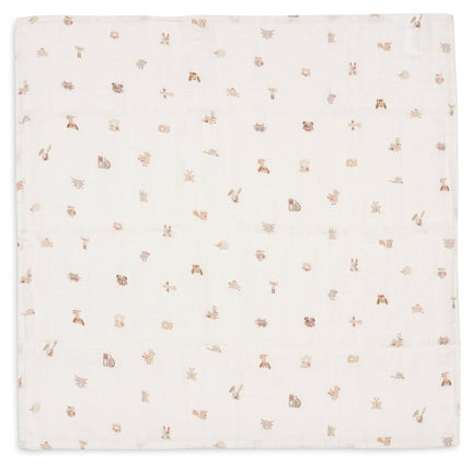 Hydrofiele Doek Small 70x70cm - Animal Friends - 3 Stuks - Babywinkel - 8717329400580