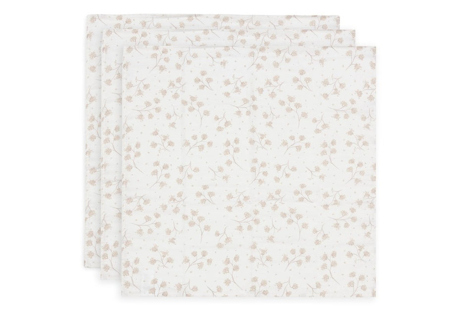 Hydrofiele Doek Small 70x70cm - Leafy Dreams - 3 Stuks - Babywinkel - 8717329400665