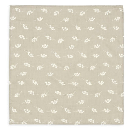 Hydrofiele Doek Small 70x70cm Twig - Olive Green - 3 Stuks - Babywinkel - 8717329376908