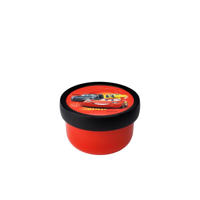 Caja de fruta Campus 300 ml con tenedor - Cars Rojo