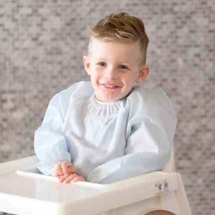 JeP Kids Slabbetje Small Long Sleeve Dusty Blue - Babywinkel - 9315455066299