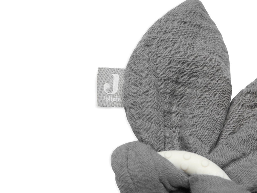 Jollein Bijtring Siliconen Bunny Ears Storm Grey - Jollein - Babywinkel - 8717329364547