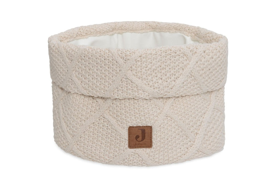Jollein Commodemandje Check Knit Oatmeal - Jollein - Babywinkel - 8717329386914