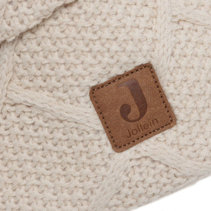 Jollein Commodemandje Check Knit Oatmeal - Jollein - Babywinkel - 8717329386914