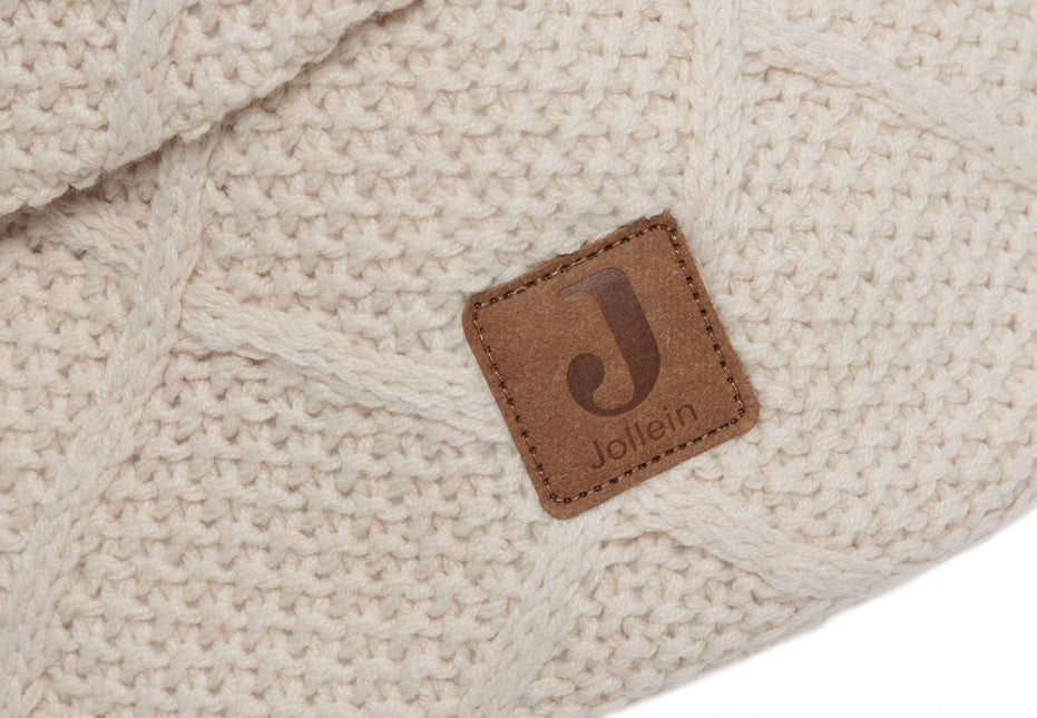 Jollein Commodemandje Check Knit Oatmeal - Jollein - Babywinkel - 8717329386914