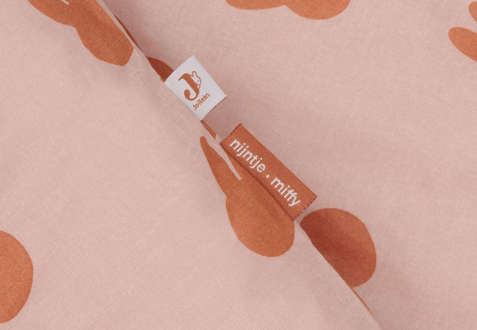 Jollein Dekbedovertrek Peuter Miffy Shadow Wild Rose 100 X 140 Cm - Jollein - Babywinkel - 8717329387850