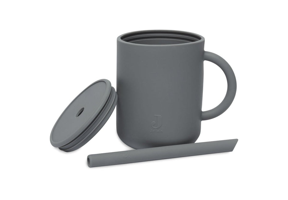 Jollein Drinkbeker Silicone Storm Grey koop je bij Babywinkel
