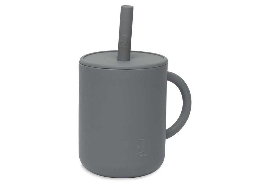 Jollein Drinkbeker Silicone Storm Grey koop je bij Babywinkel