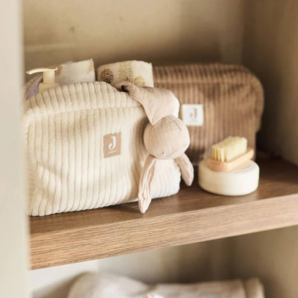 Jollein Etui Cloudy Rib/ Oatmeal - Babywinkel - 8717329401587