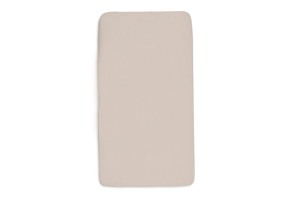 Jollein Hoeslaken Boxmatras Oatmeal/ Sand 75X95Cm 2St - Babywinkel - 8717329404052