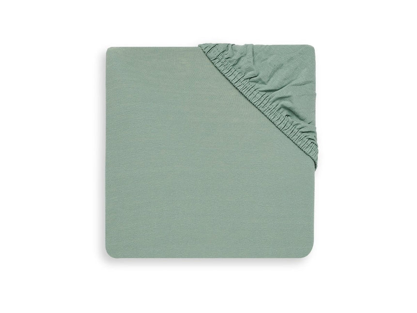 Jollein Hoeslaken Jersey Ash Green 60x120cm koop je bij Babywinkel