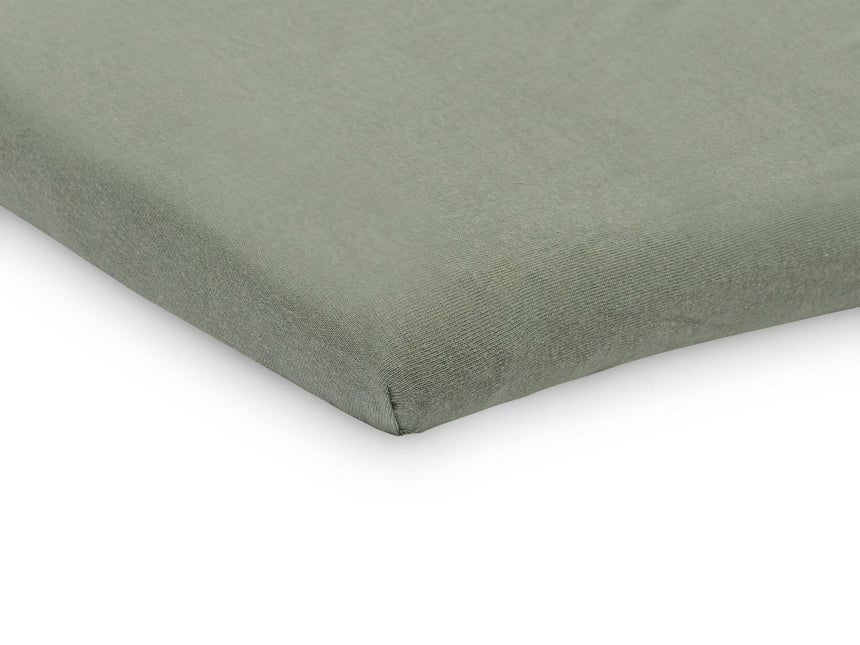 Jollein Hoeslaken Jersey Boxmatras Ash Green 75x95cm 2st koop je bij Babywinkel