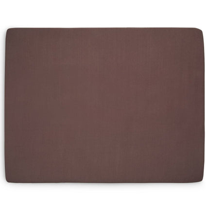 Jollein Hoeslaken Jersey Boxmatras Chestnut 75x95cm - Jollein - Babywinkel - 8717329363694