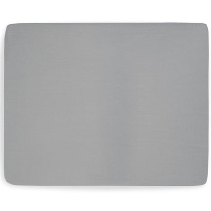 Jollein Hoeslaken Jersey Boxmatras Storm Grey 75x95cm 2st - Jollein - Babywinkel - 8717329360020