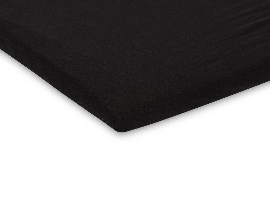 Jollein Hoeslaken Jersey Boxmatras Zwart 75x95cm - Jollein - Babywinkel - 8717329326200