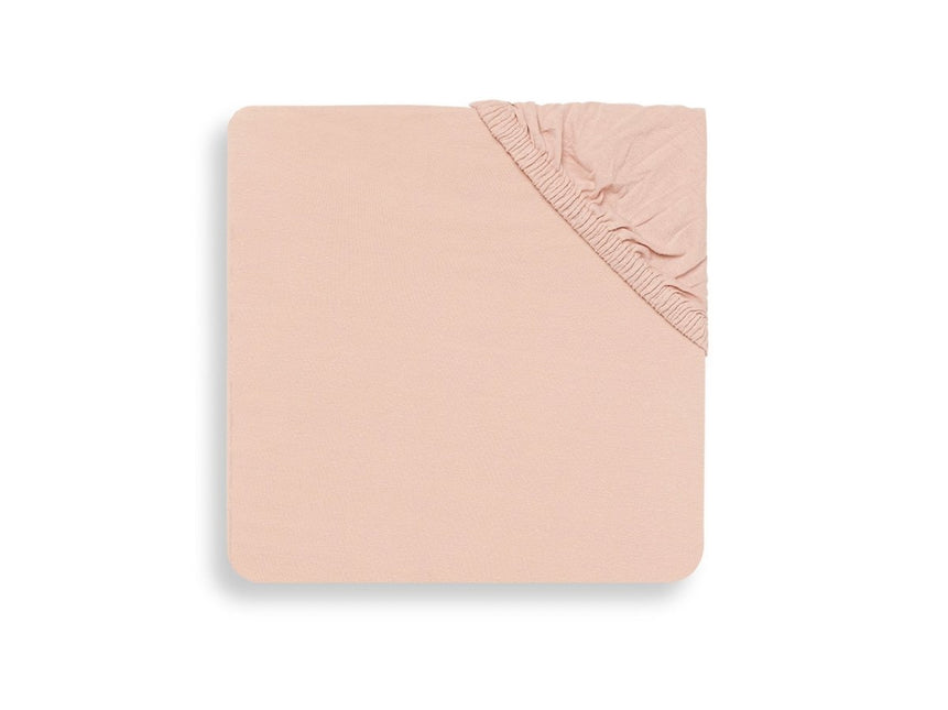 Jollein Hoeslaken Jersey Pale Pink 60x120cm - Jollein - Babywinkel - 8717329359086