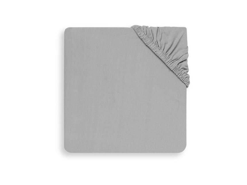 Jollein Hoeslaken Jersey Soft Grey 75x150cm koop je bij Babywinkel