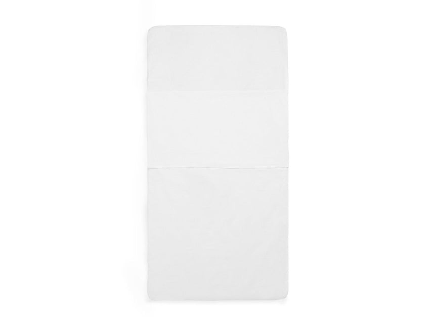 Jollein Hoeslaken Katoen Zaklaken Rustbedje Wit 60x120cm koop je bij Babywinkel