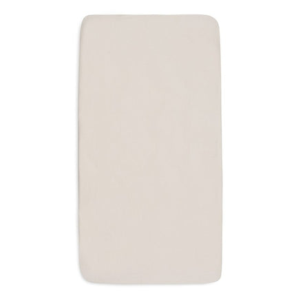 Jollein Hoeslaken Ledikant Oatmeal/Sand 60X120Cm 2St - Babywinkel - 8717329404021