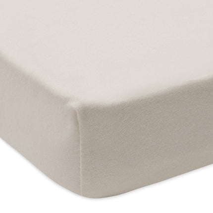 Jollein Hoeslaken Ledikant Oatmeal/Sand 60X120Cm 2St - Babywinkel - 8717329404021