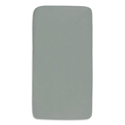 Jollein Hoeslaken Peuter Sea Green / Ivory 75X140Cm 2St - Babywinkel - 8717329400252