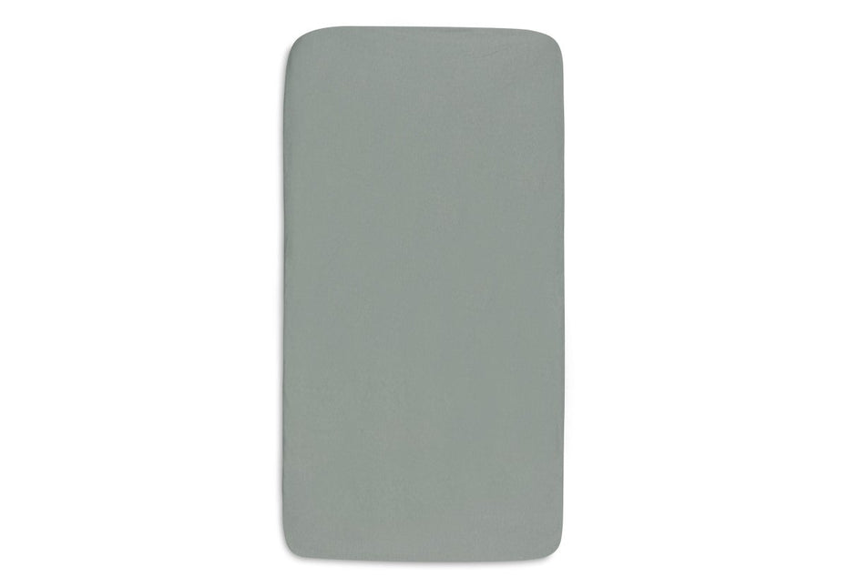 Jollein Hoeslaken Peuter Sea Green / Ivory 75X140Cm 2St - Babywinkel - 8717329400252