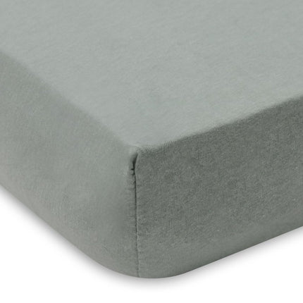 Jollein Hoeslaken Peuter Sea Green / Ivory 75X140Cm 2St - Babywinkel - 8717329400252