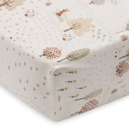 Jollein Hoeslaken Wieg Tiny Park 50X80Cm - Babywinkel - 8717329400412