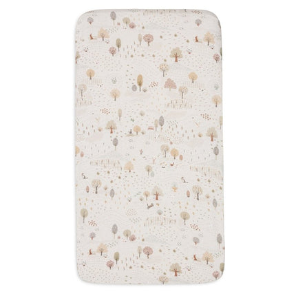 Jollein Hoeslaken Wieg Tiny Park 50X80Cm - Babywinkel - 8717329400412