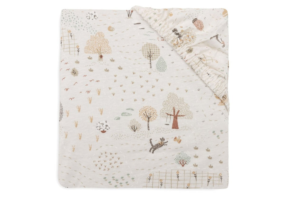 Jollein Hoeslaken Wieg Tiny Park 50X80Cm - Babywinkel - 8717329400412