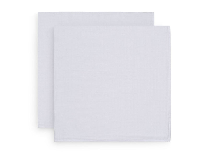 Jollein Hydrofiele Doek Bamboe Wit 115x115cm 2st - Jollein - Babywinkel - 8717329360532