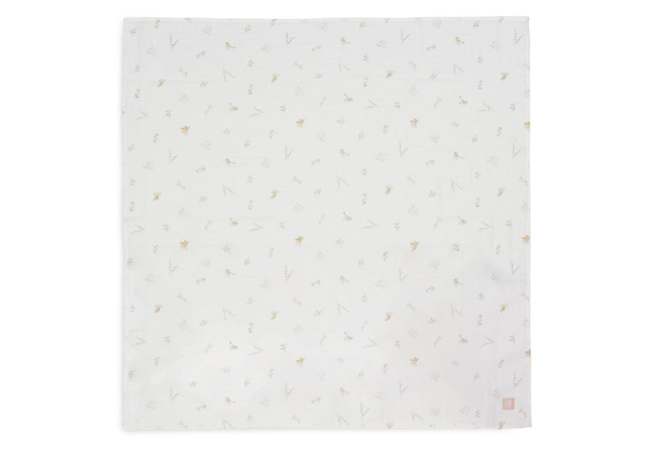 Jollein Hydrofiele Doek Lovely Birds 115 X 115 Cm 2St - Jollein - Babywinkel - 8717329387935