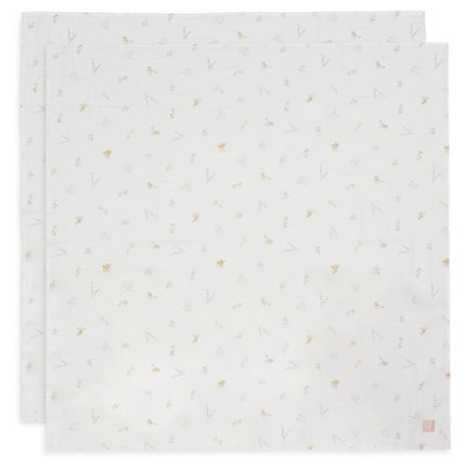 Jollein Hydrofiele Doek Lovely Birds 115 X 115 Cm 2St - Jollein - Babywinkel - 8717329387935