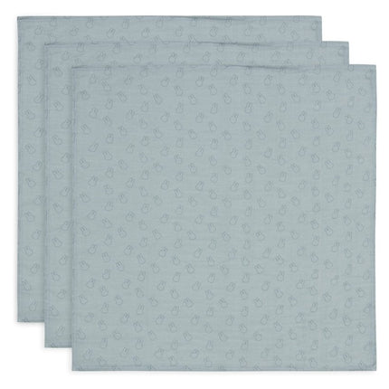 Jollein Hydrofiele Doek Miffy Silhouettes Sea Green 70 X 70 Cm 3St - Jollein - Babywinkel - 8717329388086