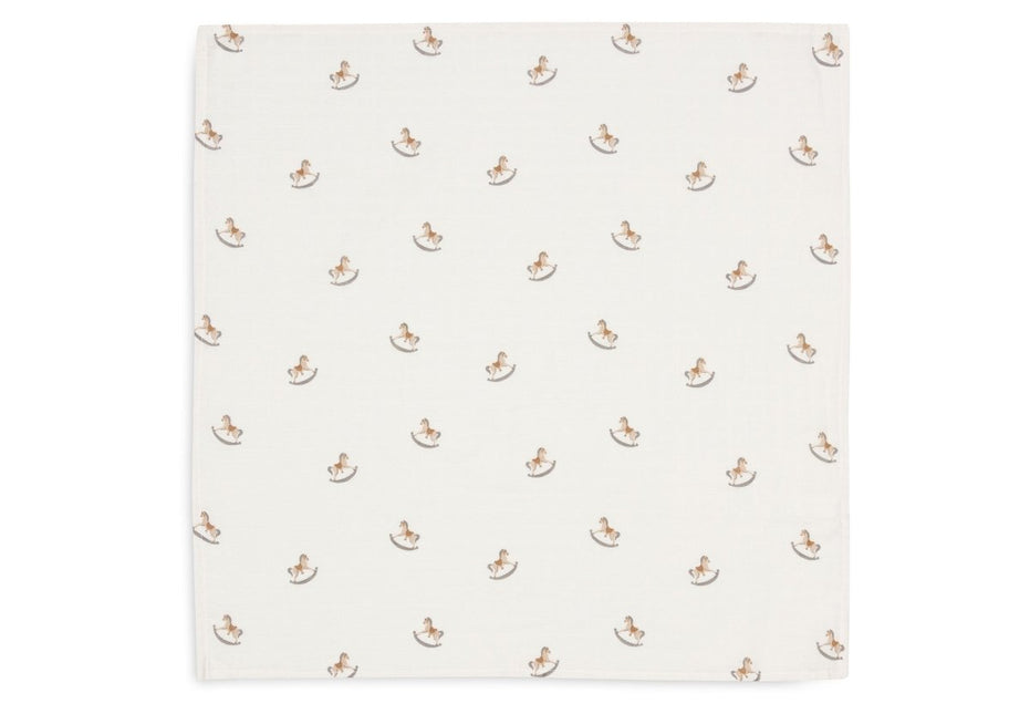 Jollein Hydrofiele Doek Nostalgic Ride 70 X 70 Cm 3St - Jollein - Babywinkel - 8717329388000