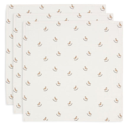 Jollein Hydrofiele Doek Nostalgic Ride 70 X 70 Cm 3St - Jollein - Babywinkel - 8717329388000