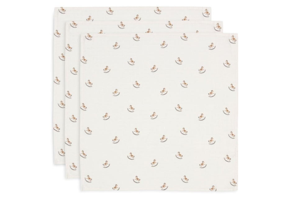Jollein Hydrofiele Doek Nostalgic Ride 70 X 70 Cm 3St - Jollein - Babywinkel - 8717329388000