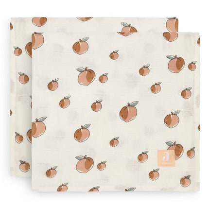 Jollein Hydrofiele Doek Peach 115x115cm 2st - Jollein - Babywinkel - 8717329362185