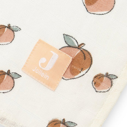 Jollein Hydrofiele Doek Peach 115x115cm 2st - Jollein - Babywinkel - 8717329362185