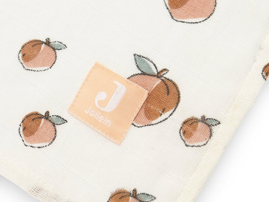 Jollein Hydrofiele Doek Peach 115x115cm 2st - Jollein - Babywinkel - 8717329362185
