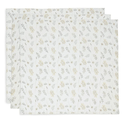 Jollein Hydrofiele Doek Small Wild Flowers 70x70cm 3st - Jollein - Babywinkel - 8717329365902