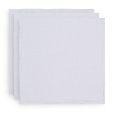 Jollein Hydrofiele Doek White 70x70cm 3st - Jollein - Babywinkel - 8717329359611