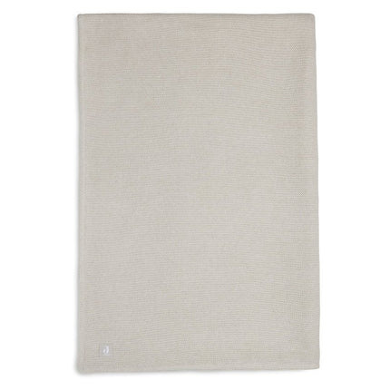 Jollein Ledikantdeken Basic Knit Nougat/Fleece 100x150cm - Jollein - Babywinkel - 8717329366169