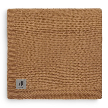 Jollein Ledikantdeken Gebreid Caramel 100x150cm - Jollein - Babywinkel - 8717329358454