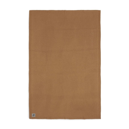 Jollein Ledikantdeken Gebreid Caramel 100x150cm - Jollein - Babywinkel - 8717329358454