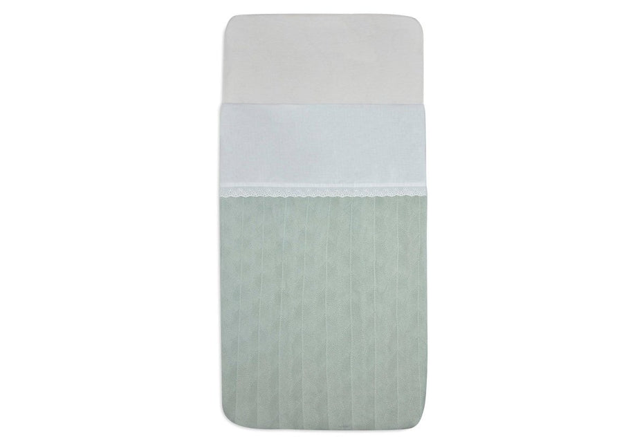 Jollein Ledikantlaken Lace Ivory 120x150cm koop je bij Babywinkel