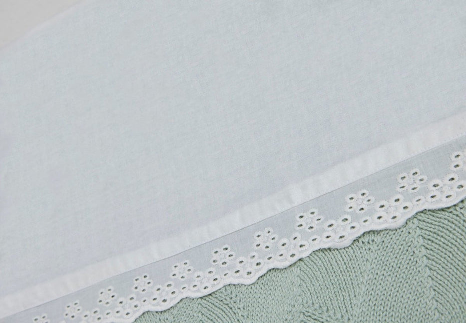 Jollein Ledikantlaken Lace Ivory 120x150cm koop je bij Babywinkel